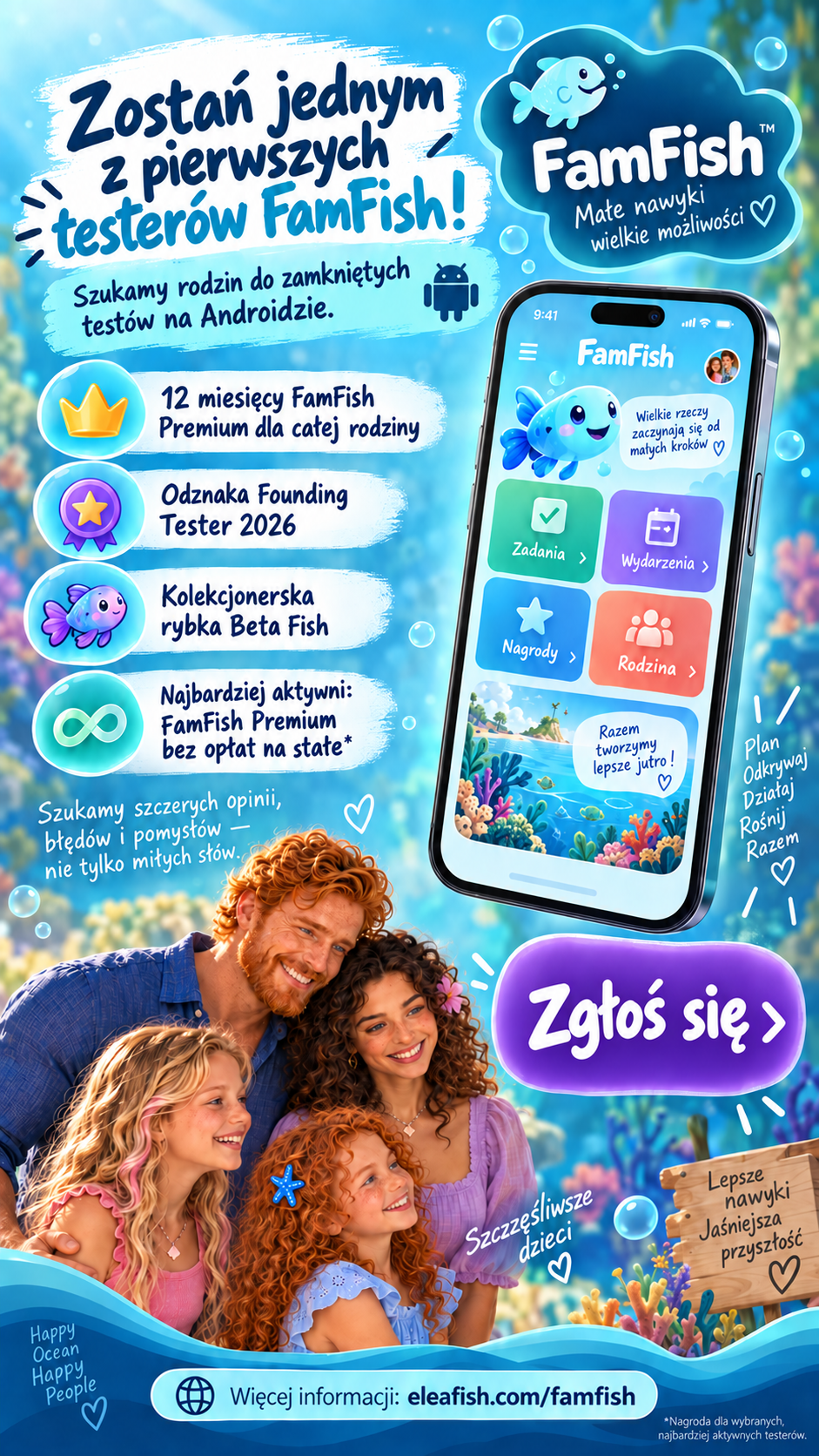 Dołącz do programu testowego FamFish