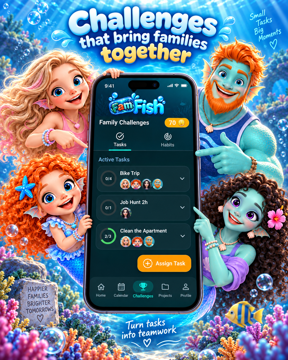 FamFish Tasks Overview
