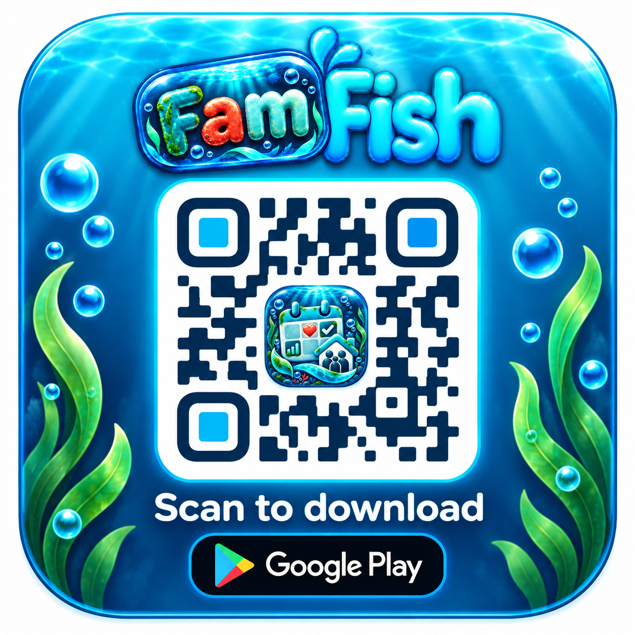 FamFish Google Play QR Code